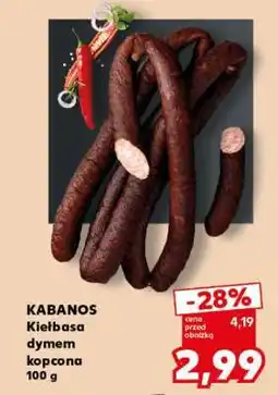 Kaufland KABANOS Kiełbasa dymem kopcona 100 g oferta