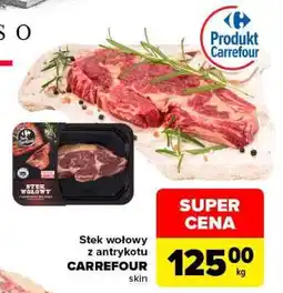 Carrefour Stek wołowy z antrykotu oferta