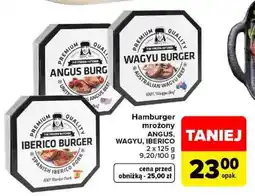 Carrefour Hamburger mrożony ANGUS, WAGYU, IBERICO oferta