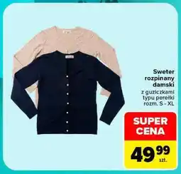 Carrefour Sweter rozpinany damski oferta