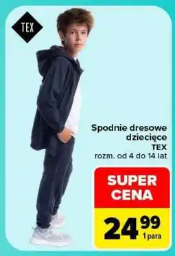 Carrefour Spodnie dresowe dziecięce oferta