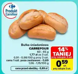 Carrefour Bułka śniadaniowa oferta