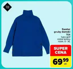 Carrefour Sweter gruby damski oferta