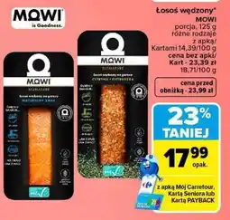 Carrefour łosoś wędzony oferta
