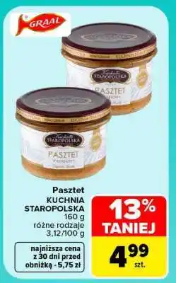 Carrefour Pasztet Kuchnia Staropolska oferta