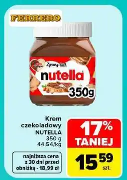 Carrefour Nutella oferta