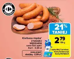 Carrefour Kiełbasa śląska oferta