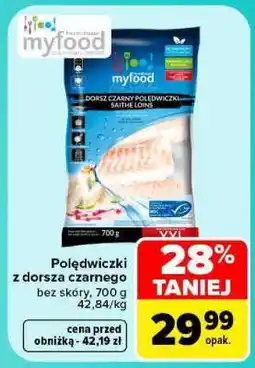 Carrefour Polędwiczki z dorsza czarnego oferta