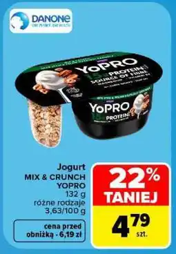 Carrefour Jogurt MIX & CRUNCH YOPRO oferta