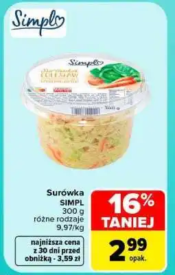 Carrefour Surówka oferta