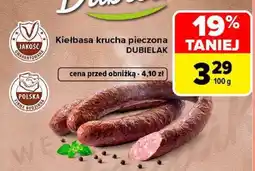 Carrefour Kiełbasa krucha pieczona DUBIELAK oferta