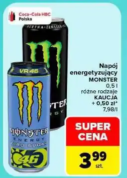 Carrefour Napój energetyzujący Monster oferta