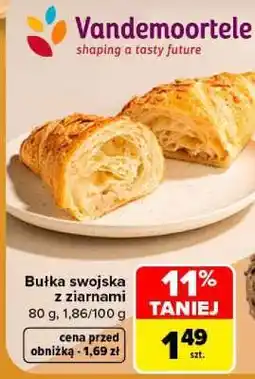 Carrefour Bułka swojska z ziarnami oferta