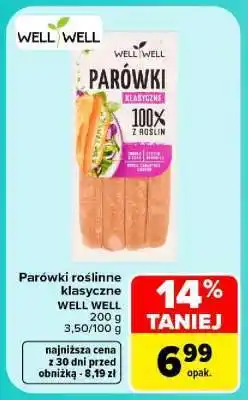 Carrefour Parówki roślinne klasyczne oferta