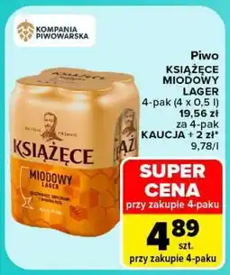 Carrefour KSIĄŻĘCE MIODOWY LAGER oferta