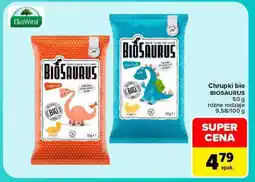 Carrefour Chrupki bio BIOSAURUS oferta