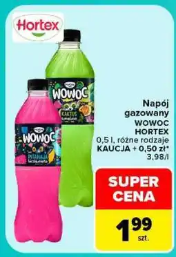 Carrefour Napój gazowany Wowoc Hortex oferta