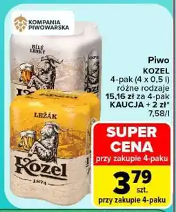 Carrefour Piwo** KOZEL oferta
