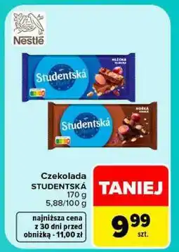 Carrefour Czekolada STUDENTSKÁ oferta
