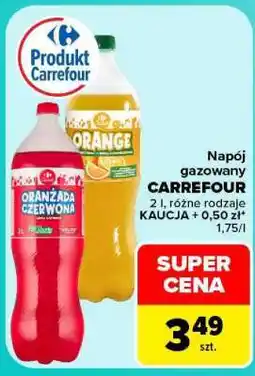 Carrefour Napój gazowany Carrefour oferta