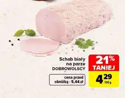 Carrefour Schab biały na parze oferta