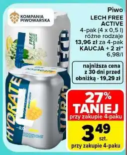 Carrefour Piwo Lech Free Active oferta