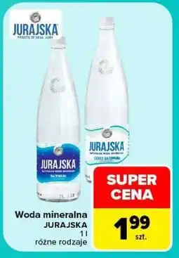 Carrefour Woda mineralna Jurajska oferta