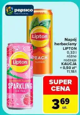 Carrefour Napój herbaciany Lipton oferta