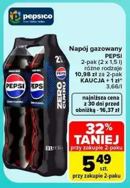 Carrefour Napój gazowany Pepsi oferta