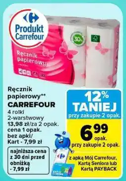 Carrefour Ręcznik papierowy oferta