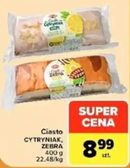Carrefour Market Ciasto CYTRYNIAK, ZEBRA oferta