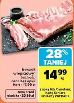 Carrefour Market Boczek wieprzowy bez kości oferta