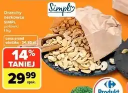 Carrefour Market Orzechy nerkowca SIMPL połówki oferta