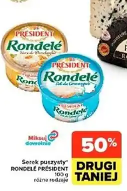 Carrefour Market Serek puszisty rondele président oferta