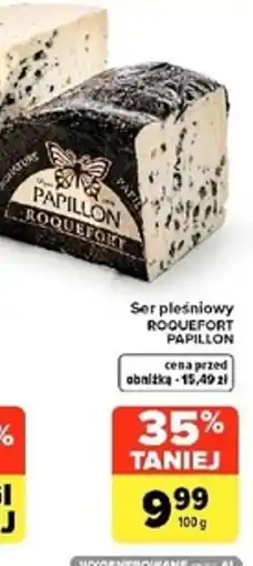 Carrefour Market Ser pleśniowy ROQUEFORT PAPILLON oferta
