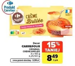 Carrefour Market Deser CARREFOUR ORIGINAL CRÈME BRÛLÉE oferta