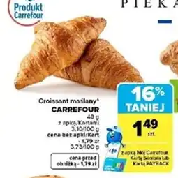 Carrefour Market Croissant maślany Carrefour oferta