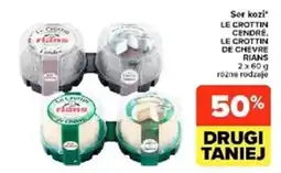 Carrefour Market Ser kozi le crottin cendre. le crottin de chevre rians oferta