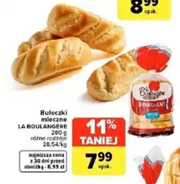 Carrefour Market Bułeczki mleczne LA BOULANGÈRE oferta