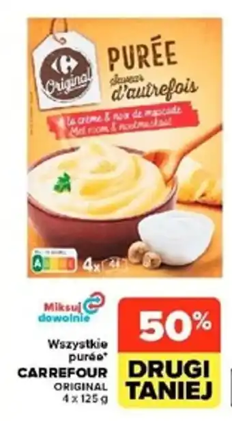 Wszystkie purée carrefour original