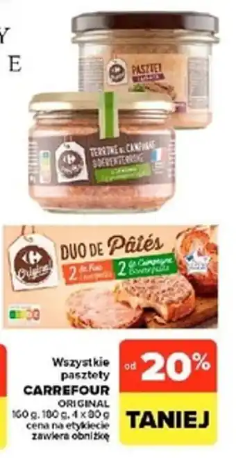 Pasztety Carrefour Original