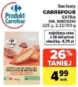Carrefour Market Suchary CARREFOUR EXTRA SM. BRIOSZKI oferta