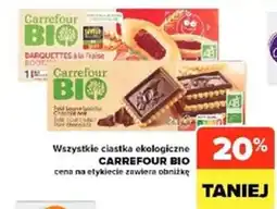 Carrefour Market Ciastka ekologiczne CARREFOUR BIO oferta