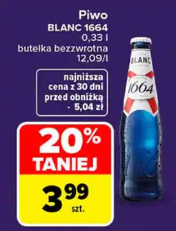 Carrefour Piwo Blanc 1664 oferta
