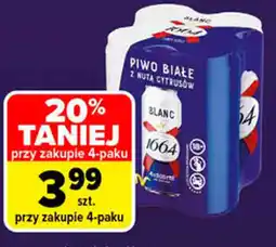 Carrefour Piwo Białe z nutą cytrusów 1664 oferta