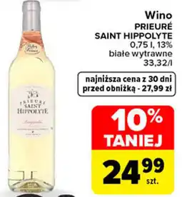 Carrefour Wino Prieuré Saint Hippolyte oferta