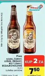 Carrefour Express Piwo Kozel Černý, Ležák, Řezaný, Bílý Lehký, Bezalkoholowe oferta
