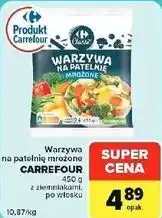 Carrefour Express Warzywa na patelnię mrożone CARREFOUR z ziemniakami, po włosku oferta