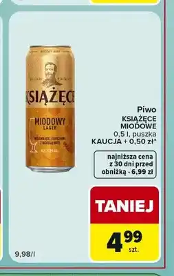 Carrefour Express Piwo Książęce Miodowe oferta
