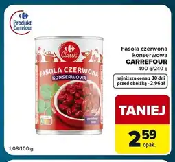 Globi Fasola czerwona konserwowa Carrefour oferta
